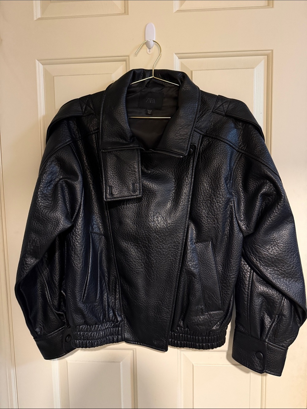 Zara leather jacket